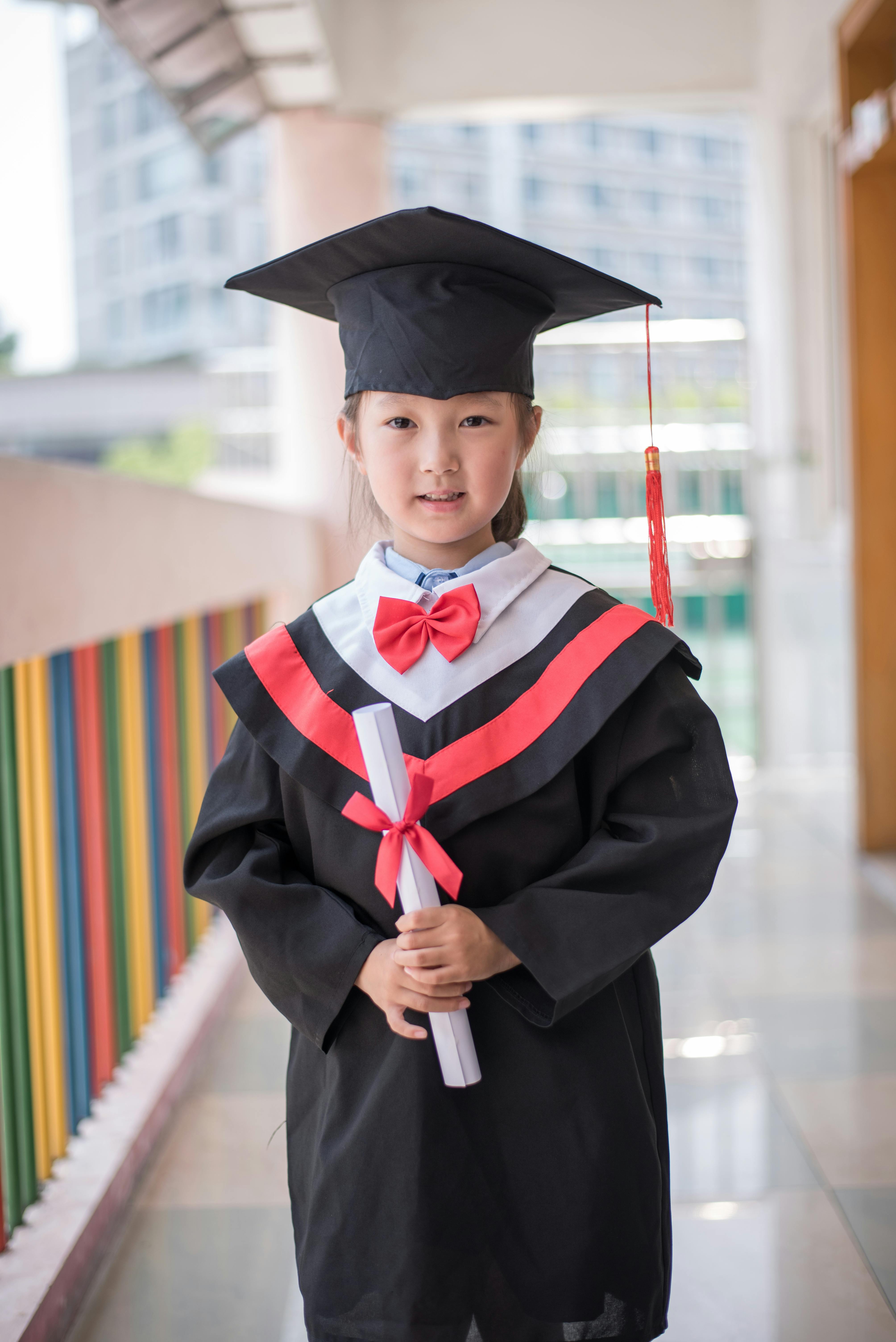 Little Girl Graduation Portrait