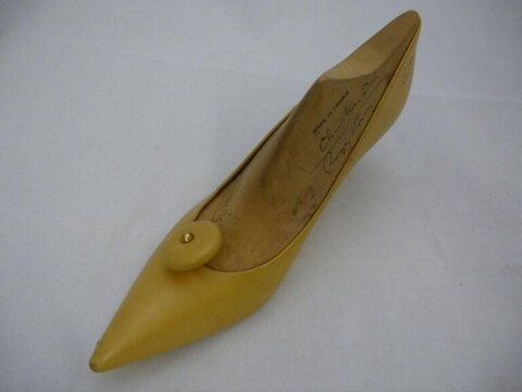 Yellow Pointed Toe High Heel