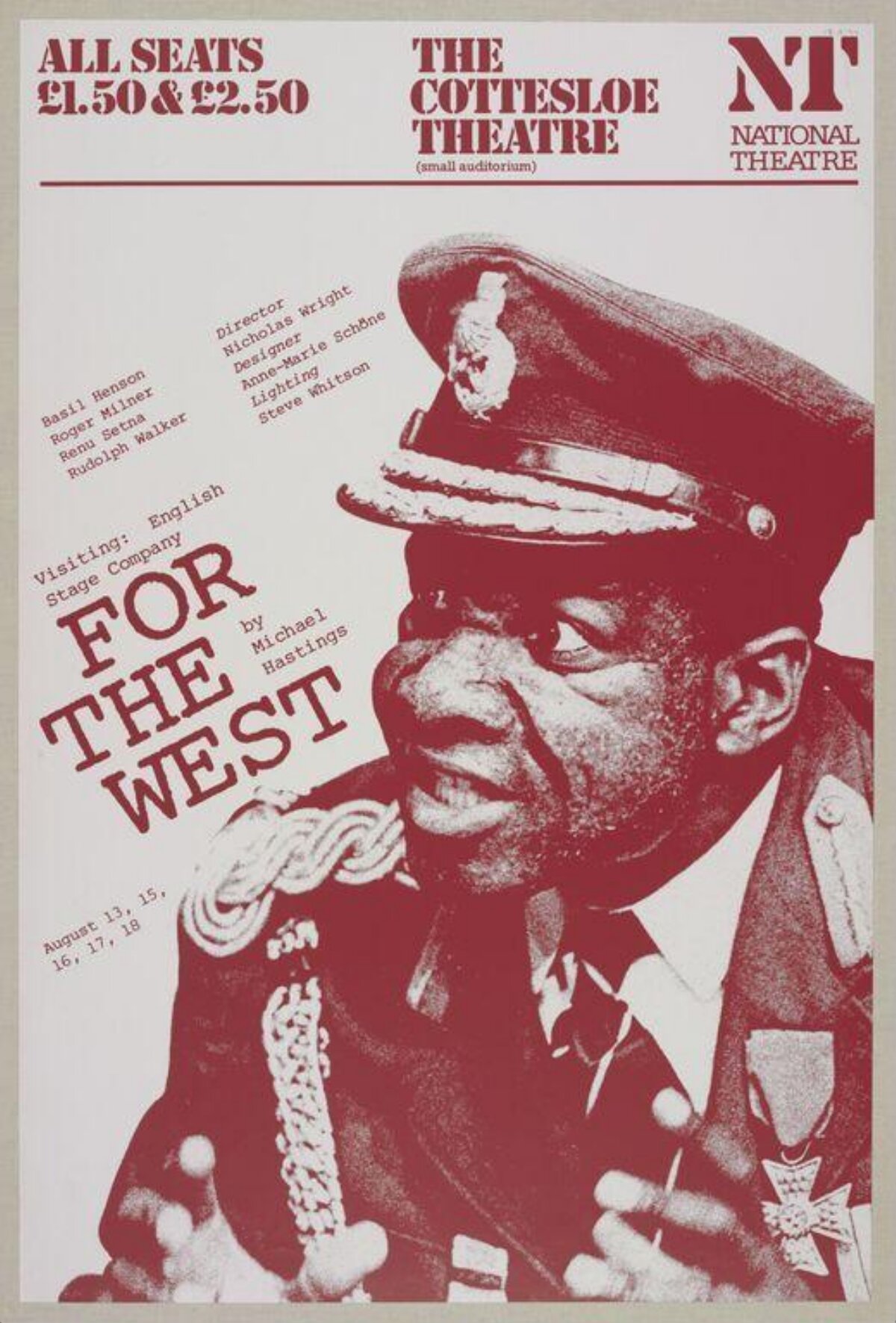 For The West Theatre Play Poster