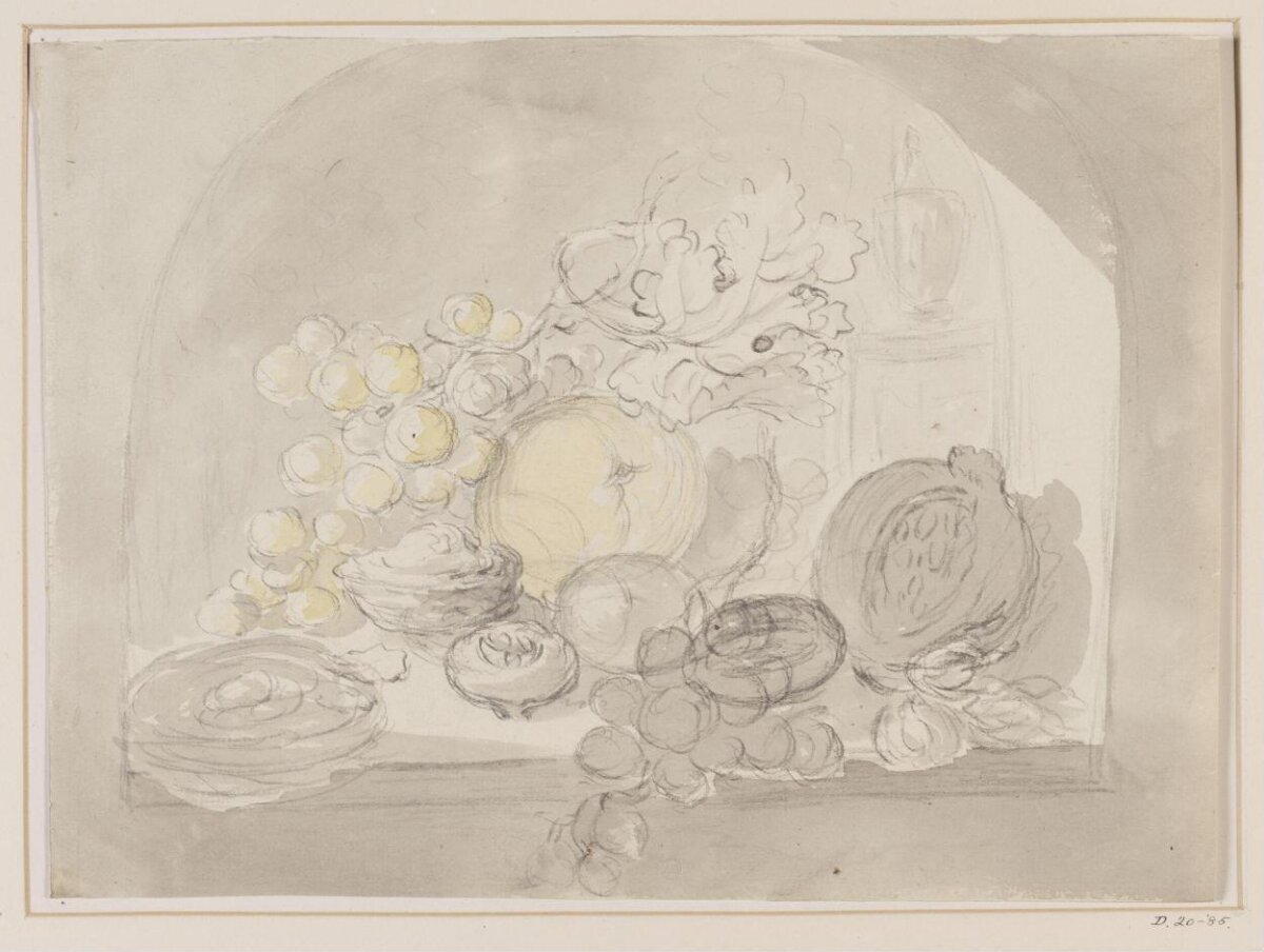 Still Life Fruit Sketch