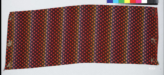 Vintage Polka Dot Woven Textile