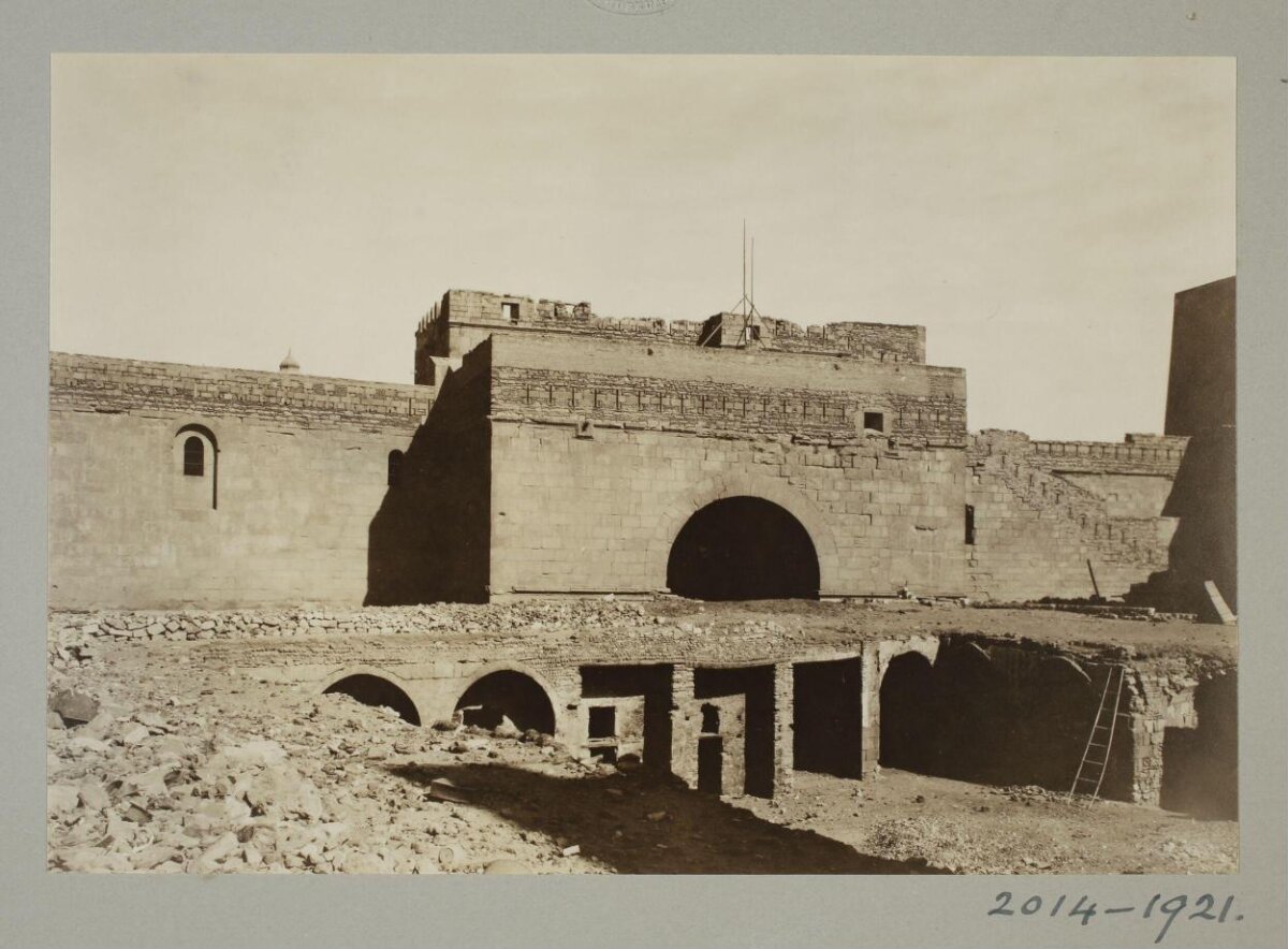 Ancient Fortress Ruin Excavation Site