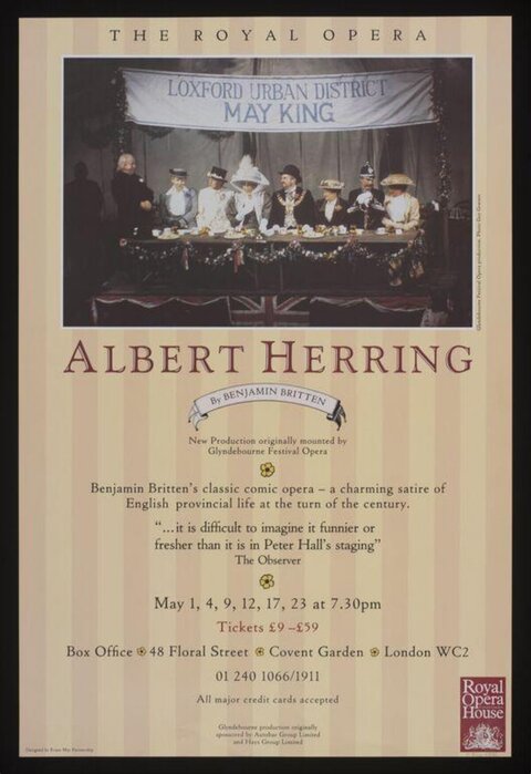 Albert Herring Royal Opera Poster