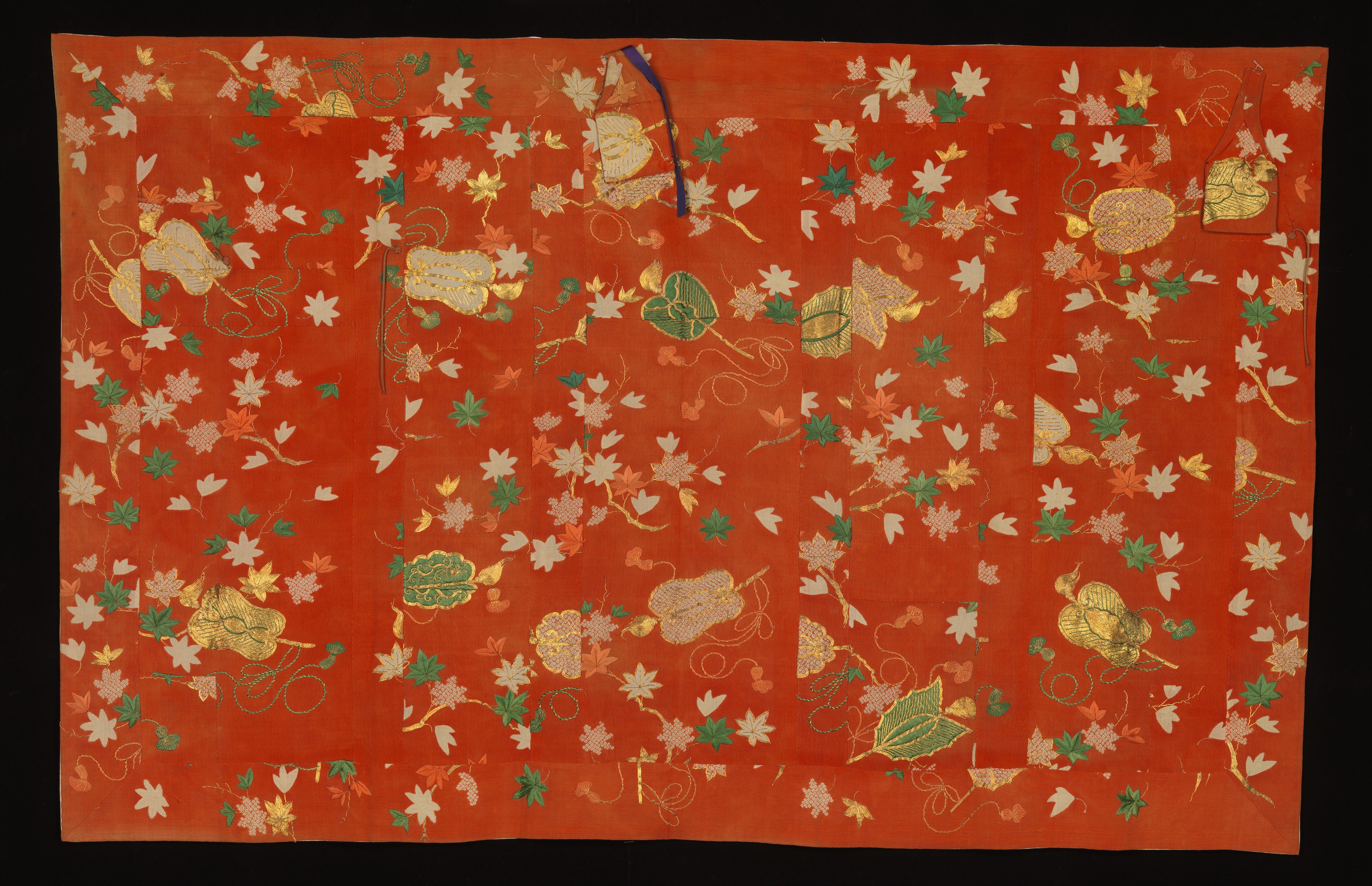 Red Embroidered Traditional Robe