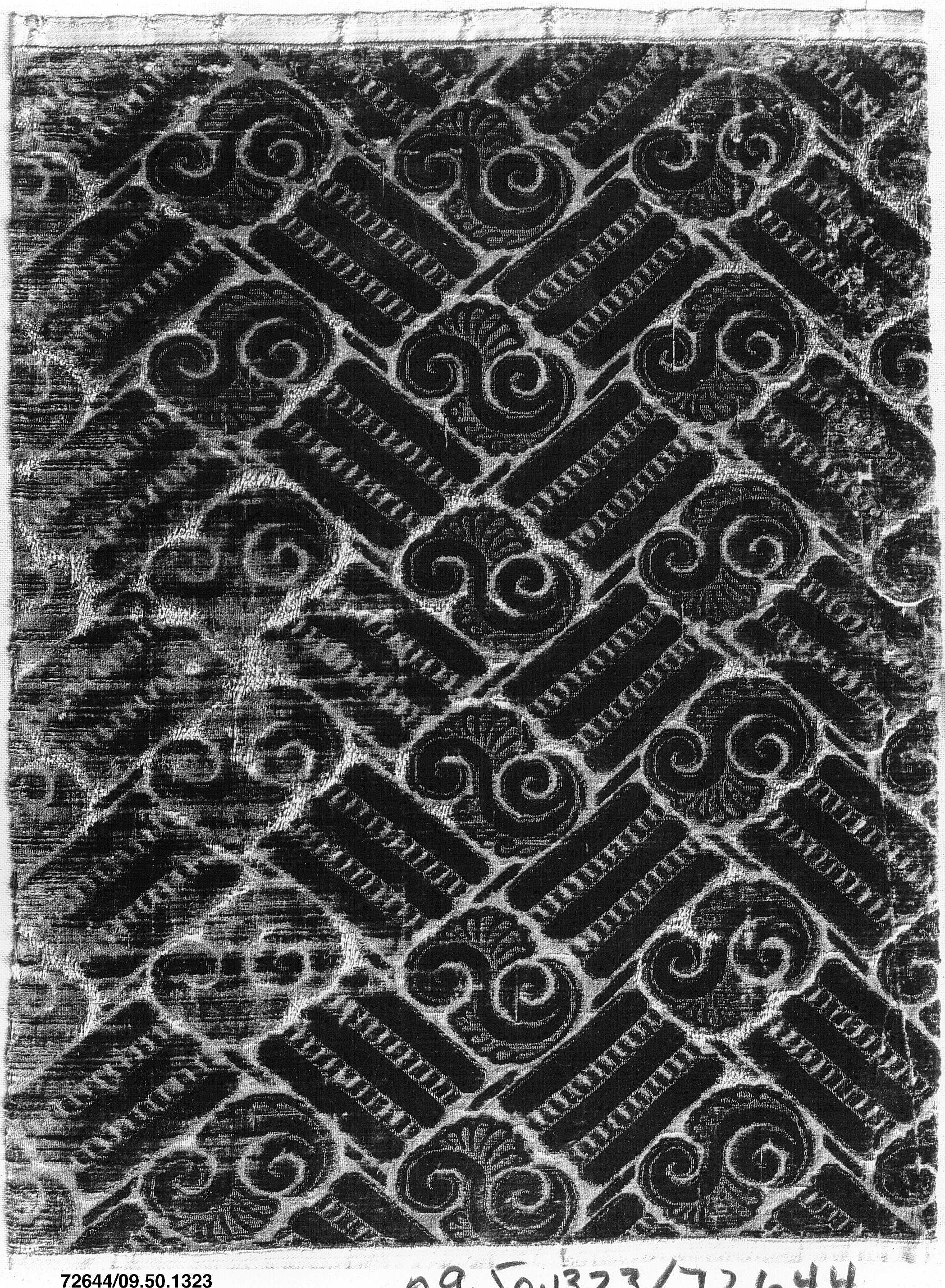 Antique Woven Textile Geometric Pattern