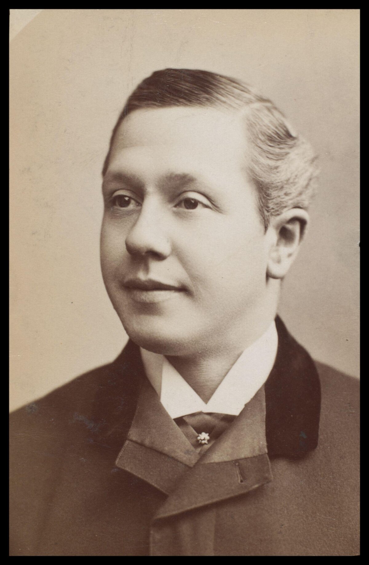 Vintage Bust Portrait of a Victorian Gentleman