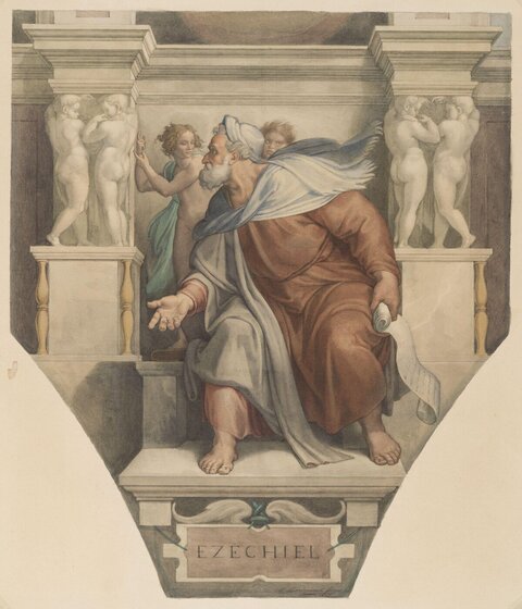 Painting of Prophet Ezekiel
