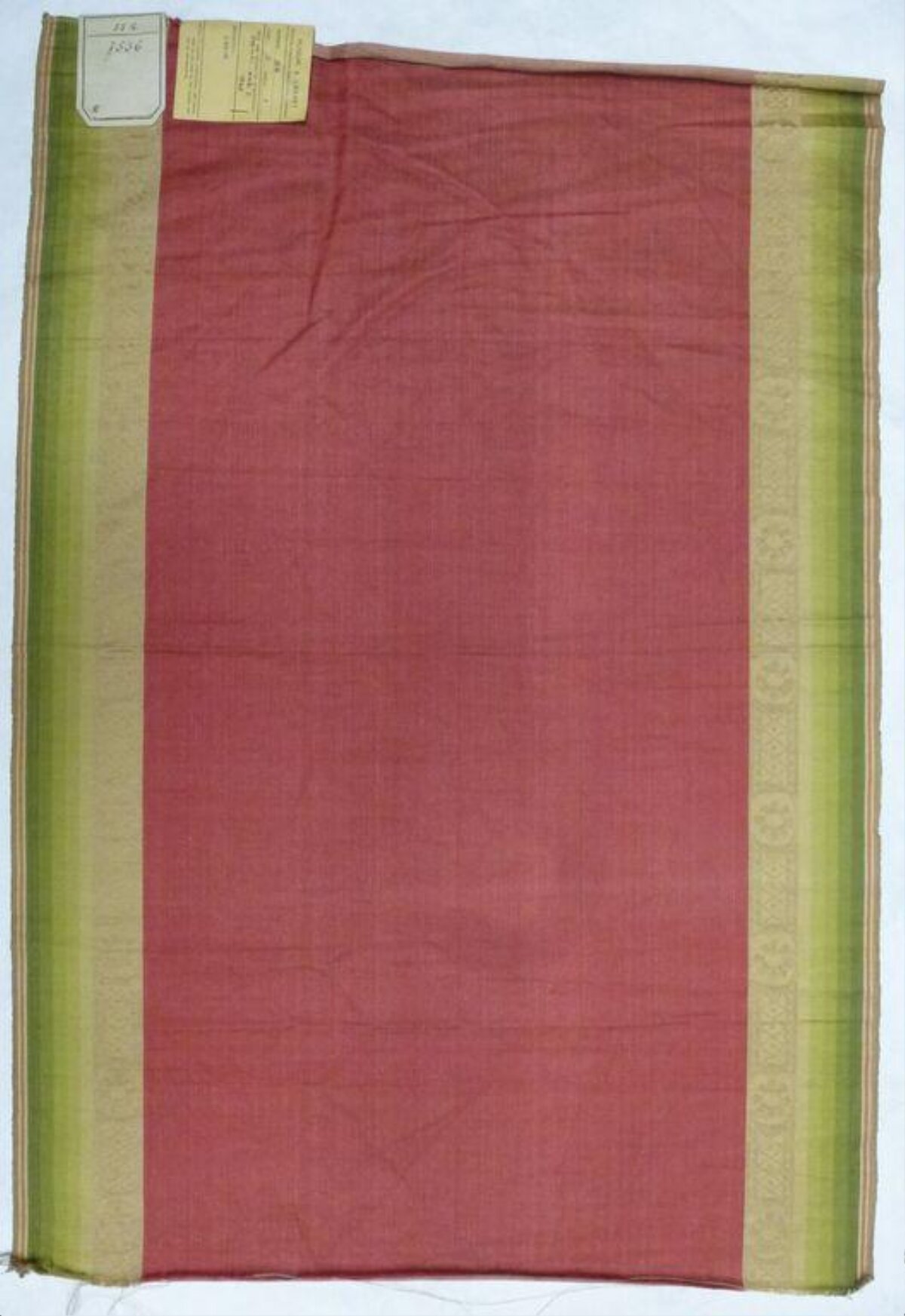Vintage Red Textile Sample