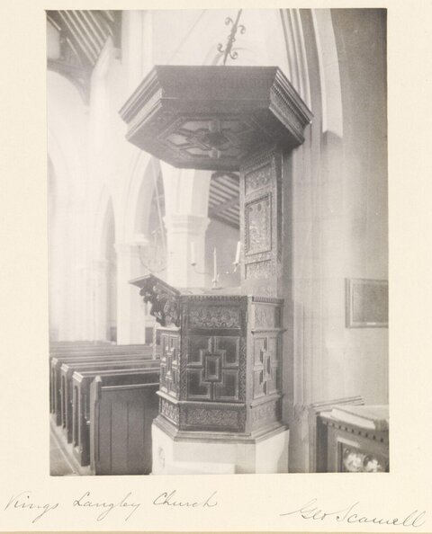 Kings Langley Church Pulpit