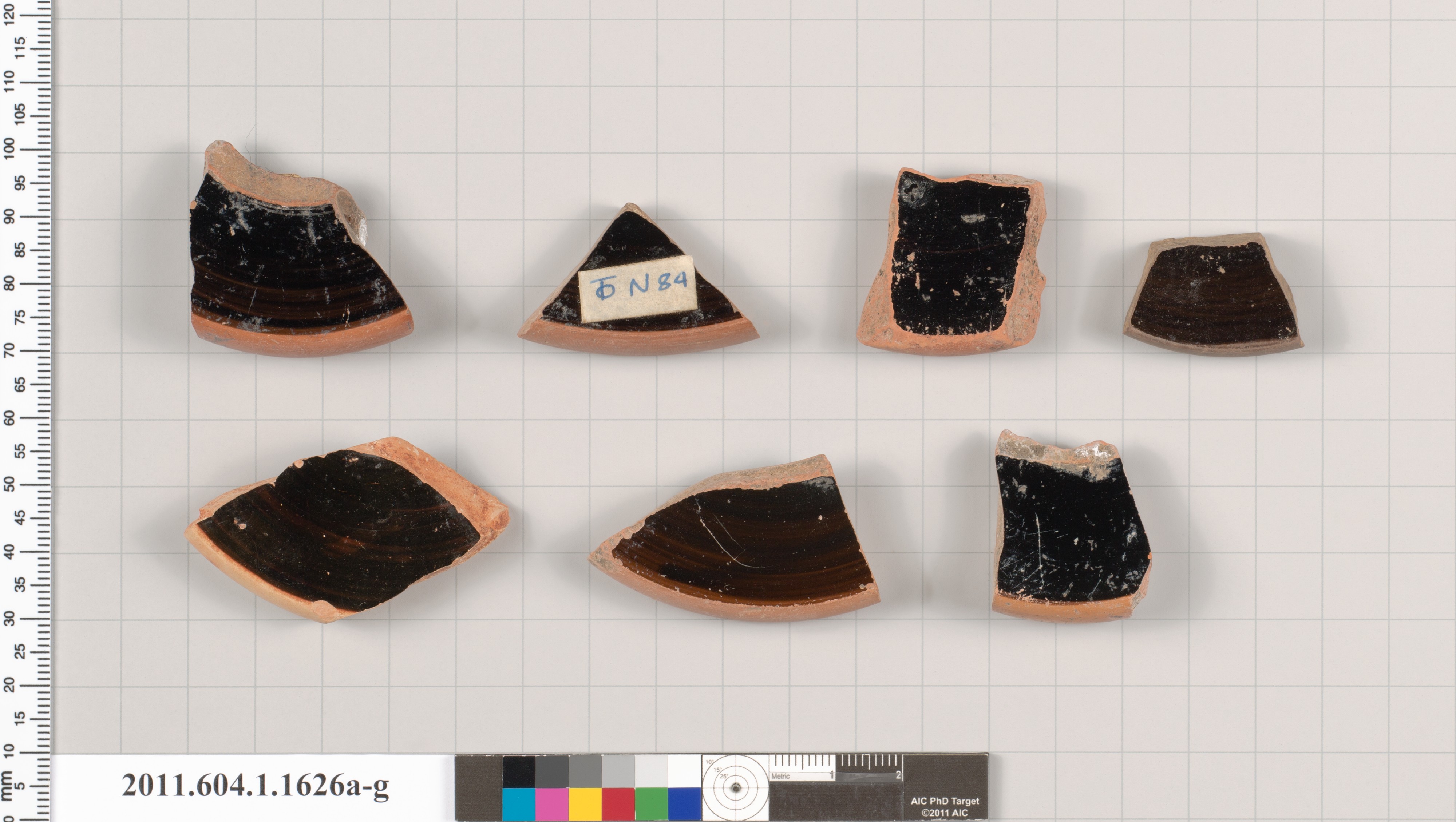 Seven Ancient Pottery Shards