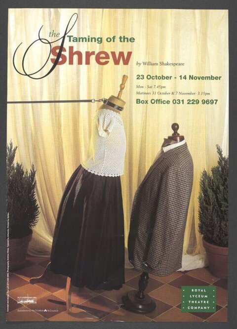 The Taming of the Shrew Theatre Poster