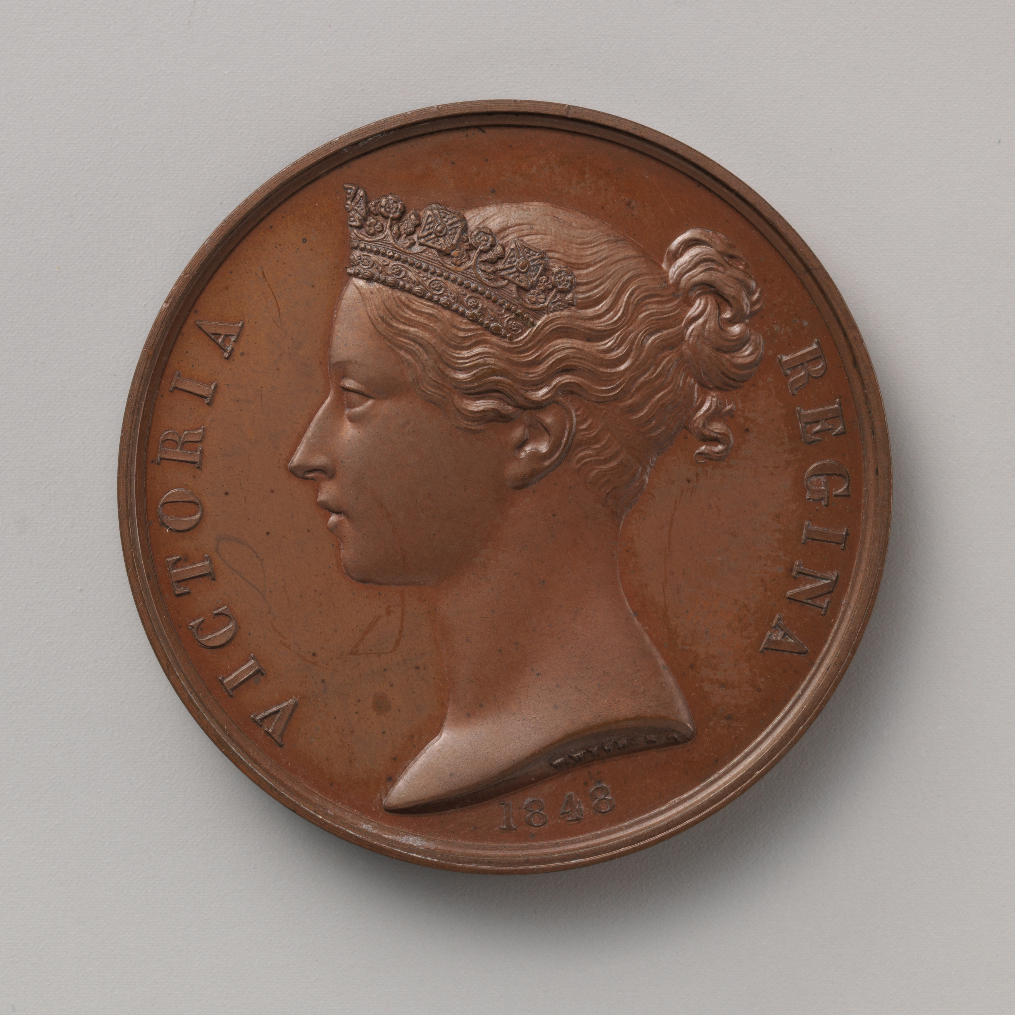 1848 Victoria Regina Bronze Medal