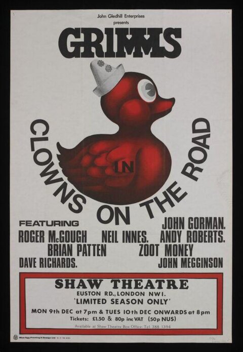 Grimms Clowns on the Road Theatre Poster