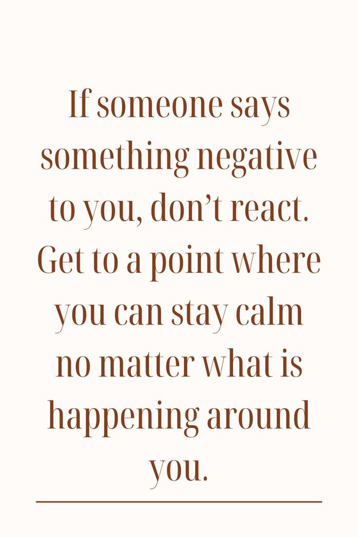 Motivational Quote About Staying Calm