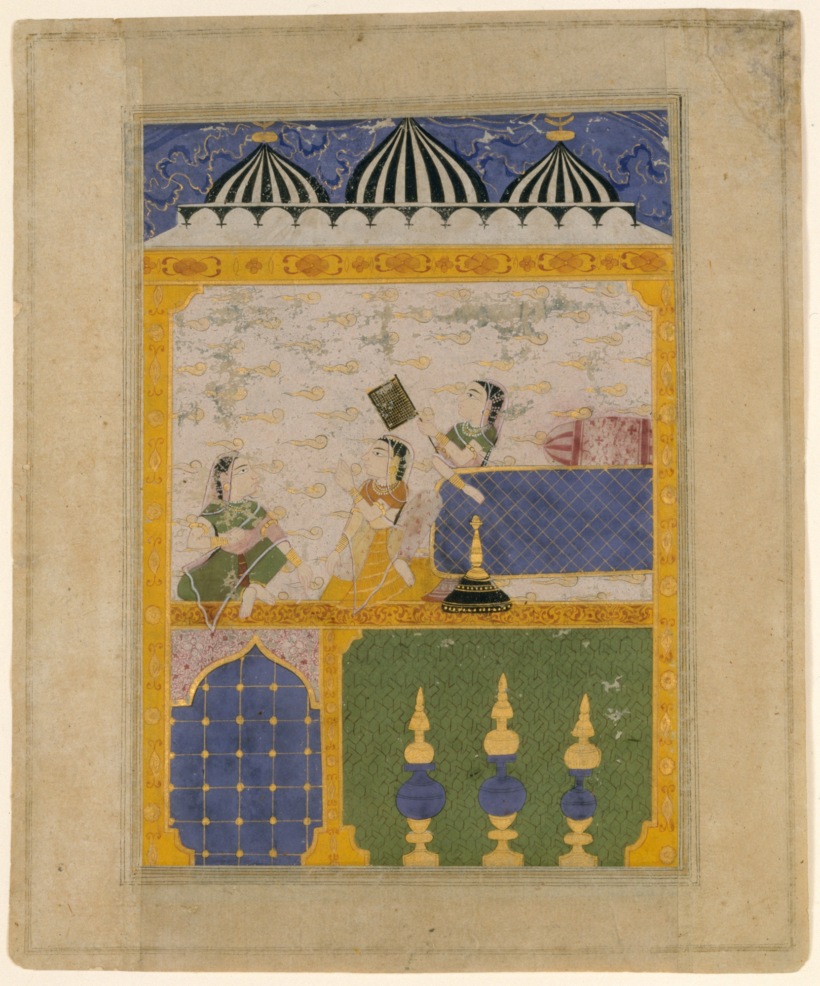 Three Women on Palace Terrace