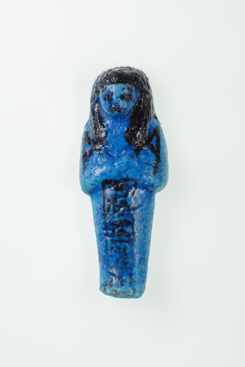 Ancient Egyptian Blue Shabti Figurine