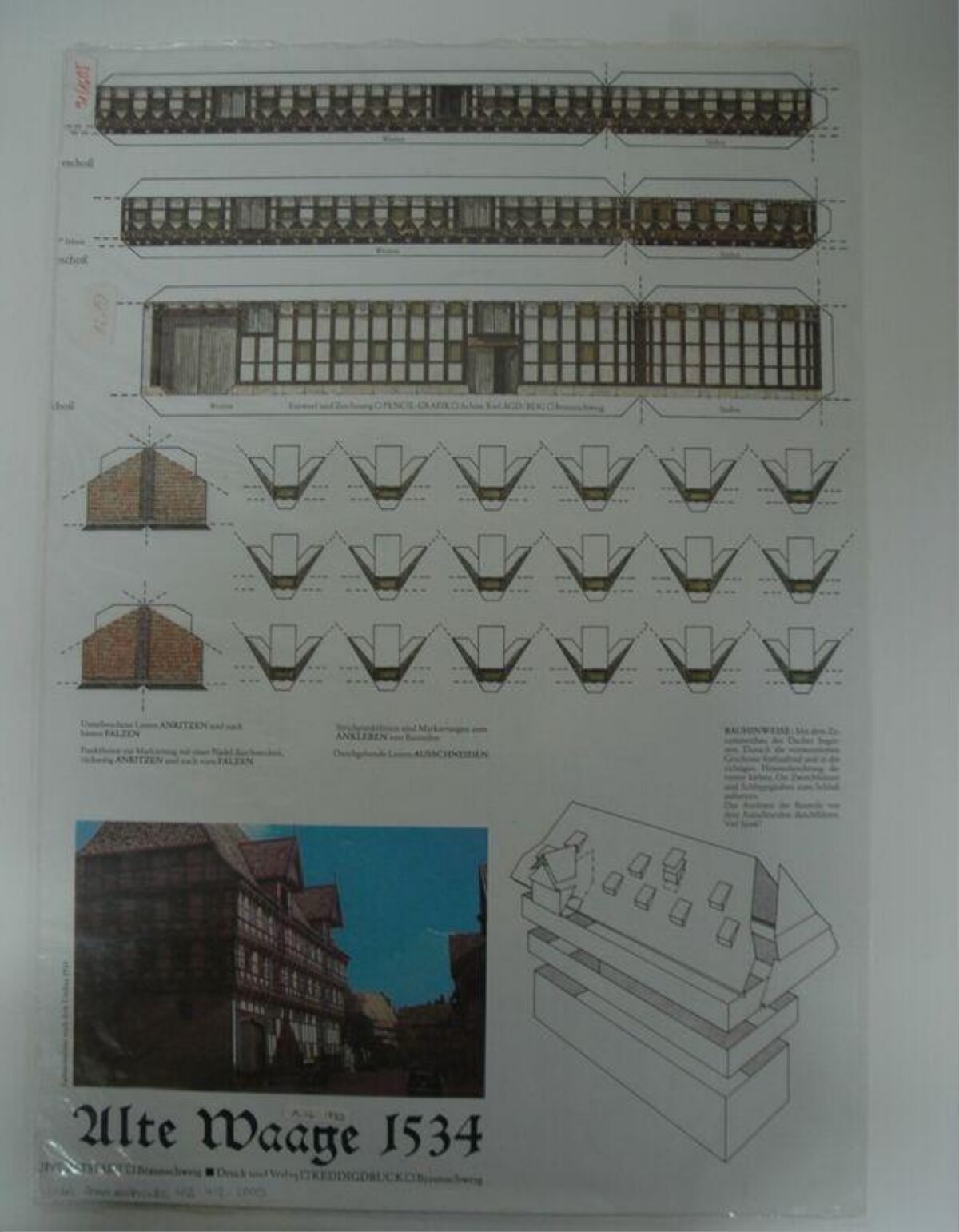 Alte Waage 1534 Model Cut Sheet