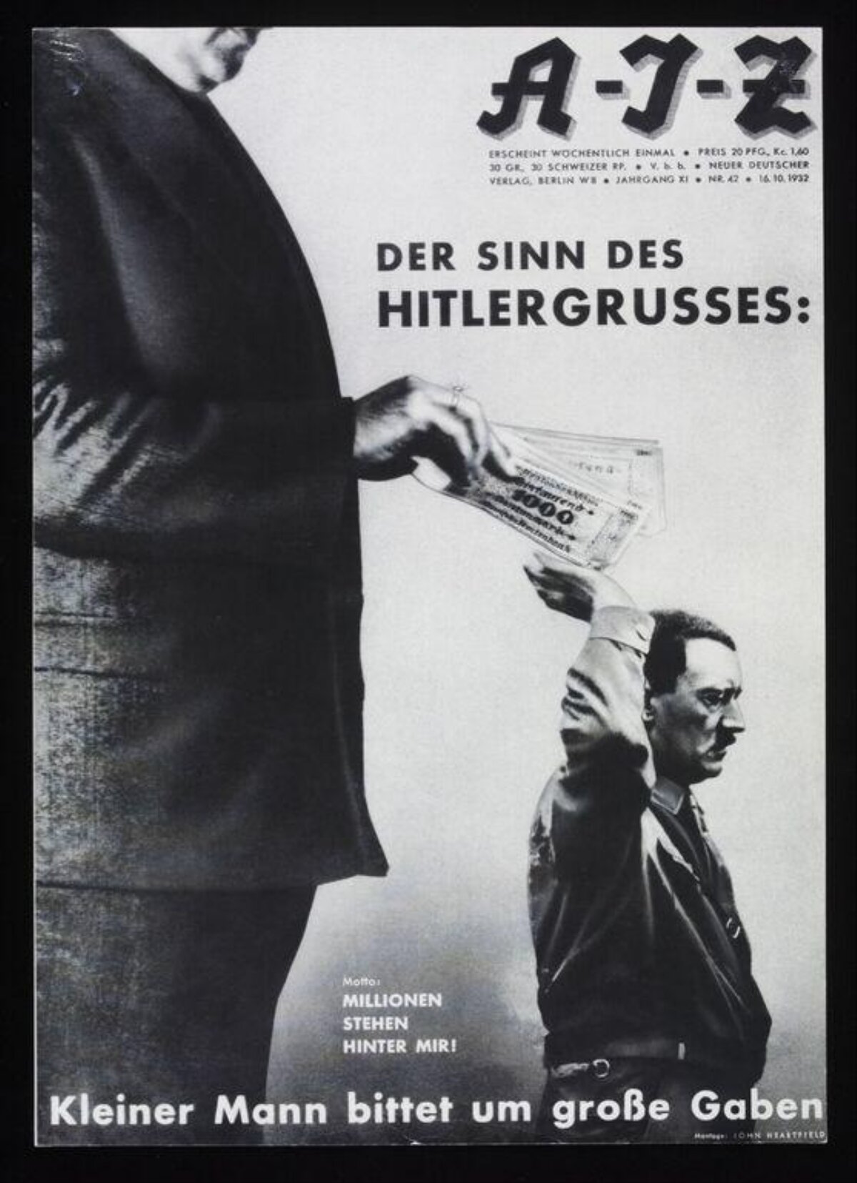 1932 Anti-Hitler Satire Poster