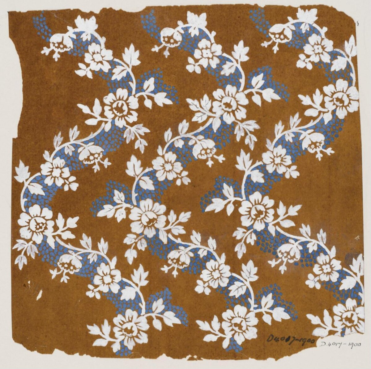 Vintage Floral Textile Pattern