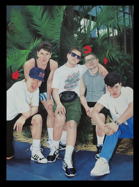 Group Portrait of Five Young Men