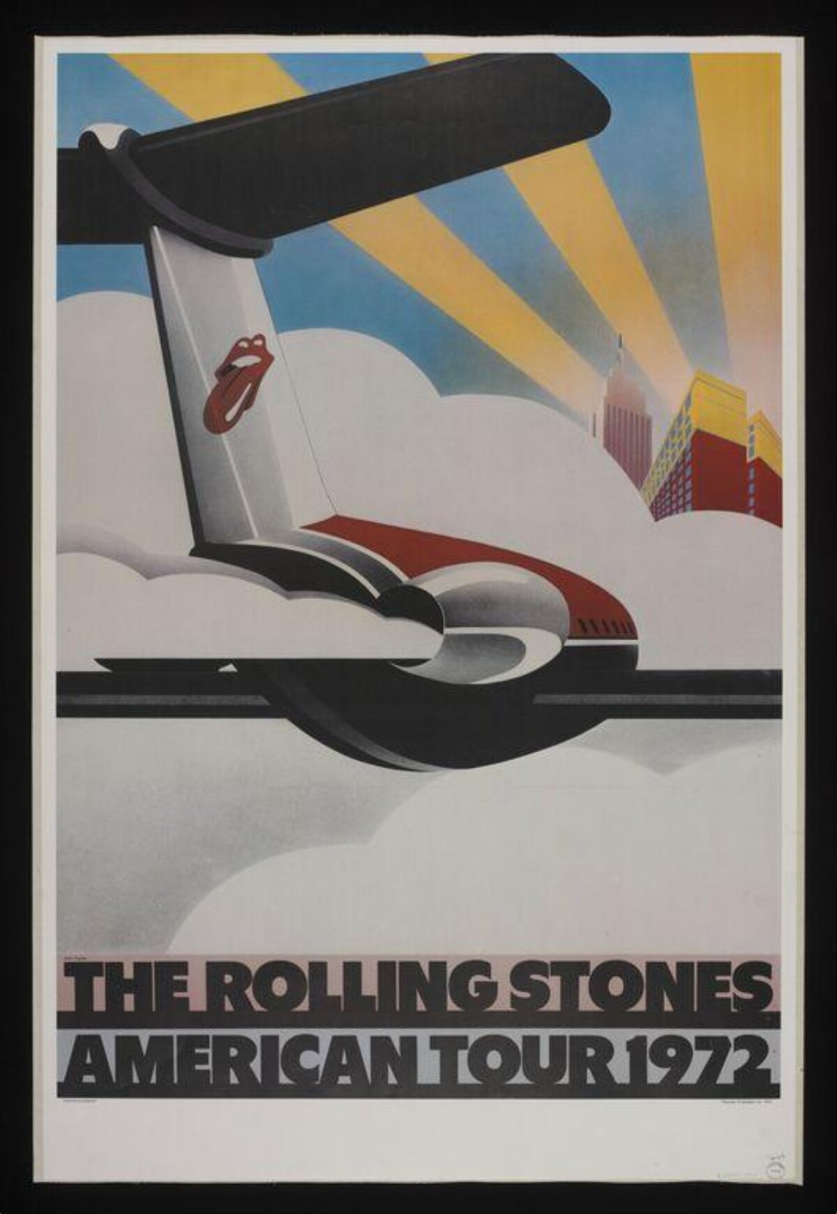 Rolling Stones 1972 American Tour Poster