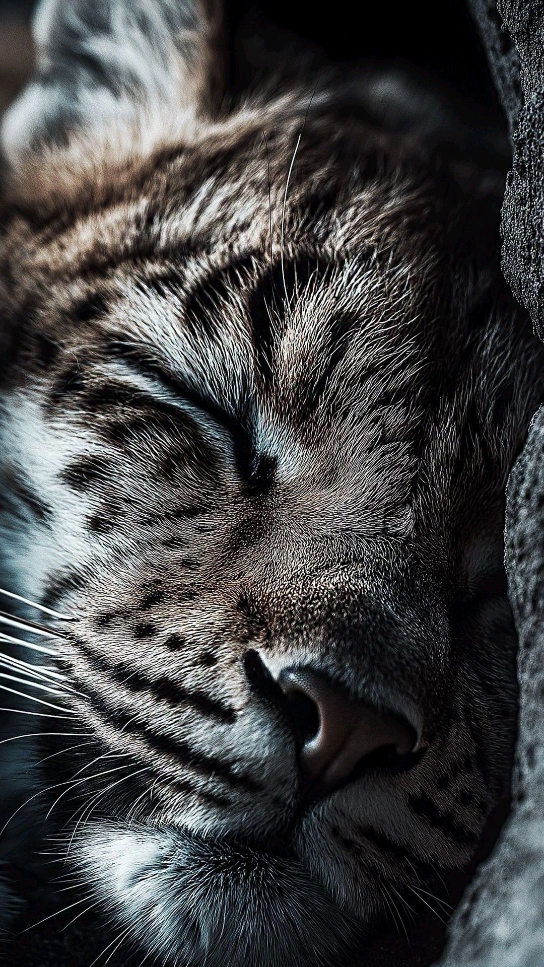 Sleeping Tabby Cat