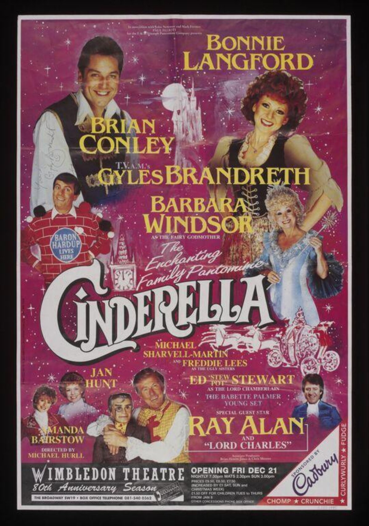 Vintage Cinderella Pantomime Poster
