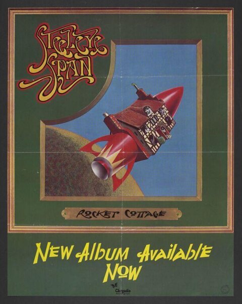Steeleye Span Rocket Cottage Album Promo Poster