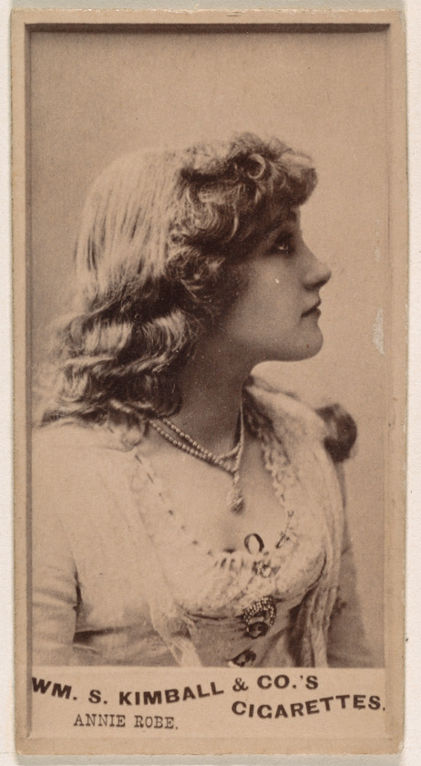 Annie Robe Cigarette Card Portrait