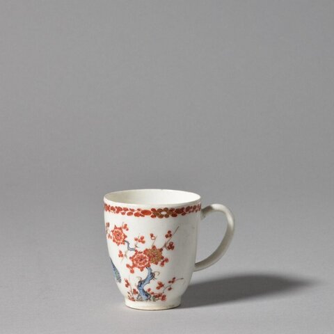 Painted Floral Porcelain Mug