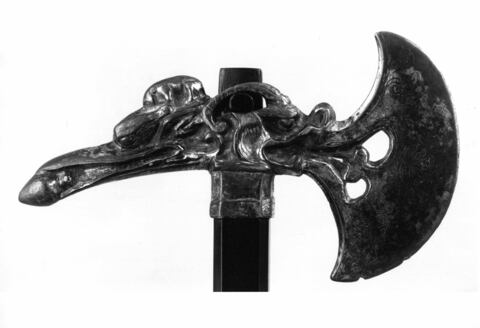 Ancient Carved Dragon Bronze Axe