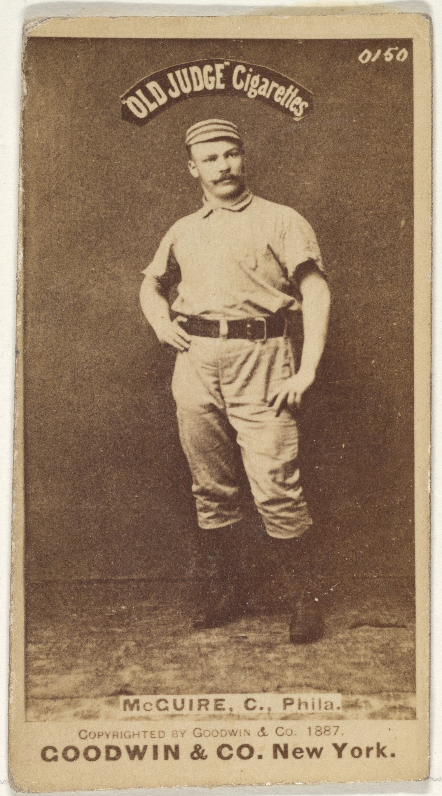 1887 Old Judge Cigarette Baseball Card