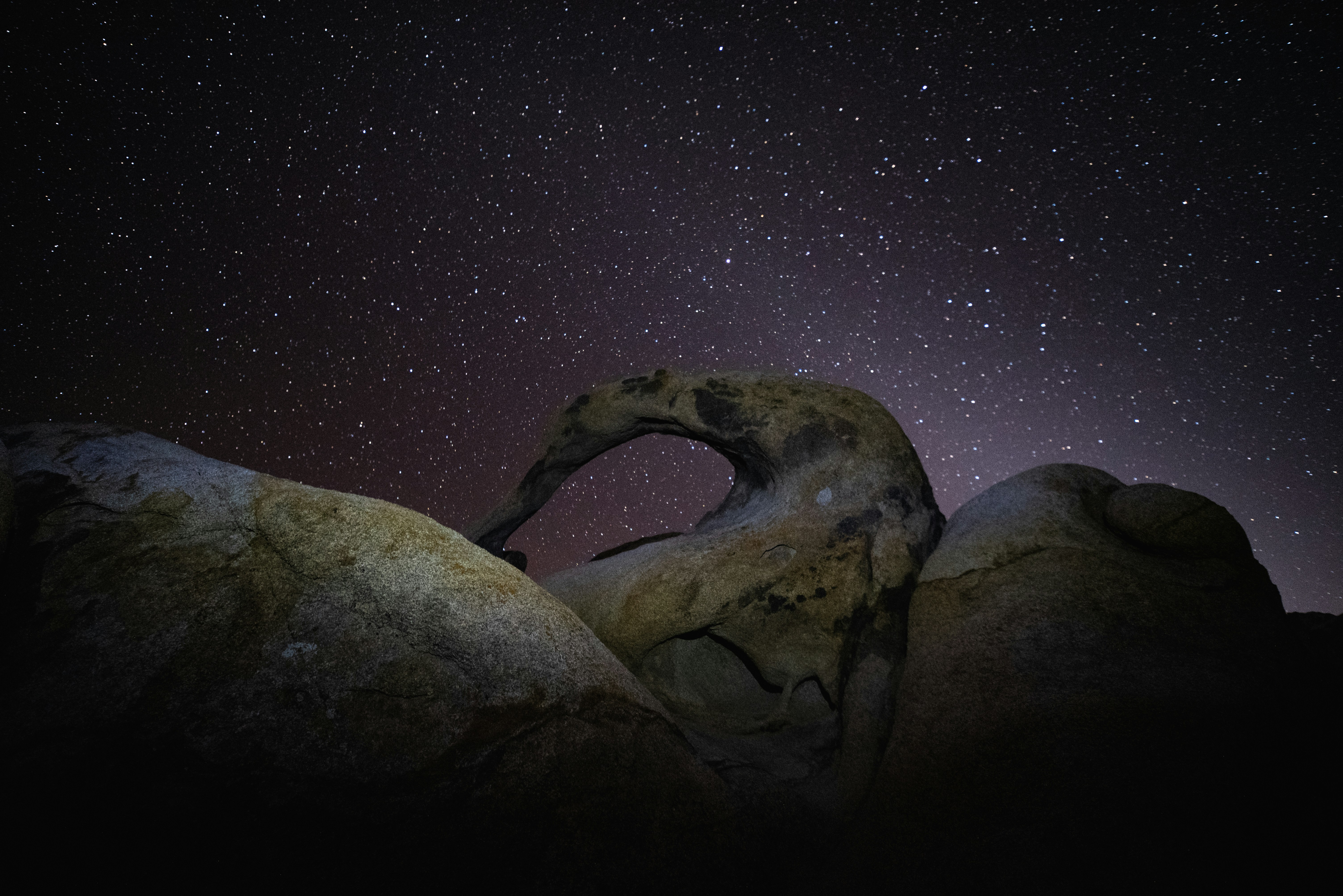 Starry Night Over Natural Rock Arch