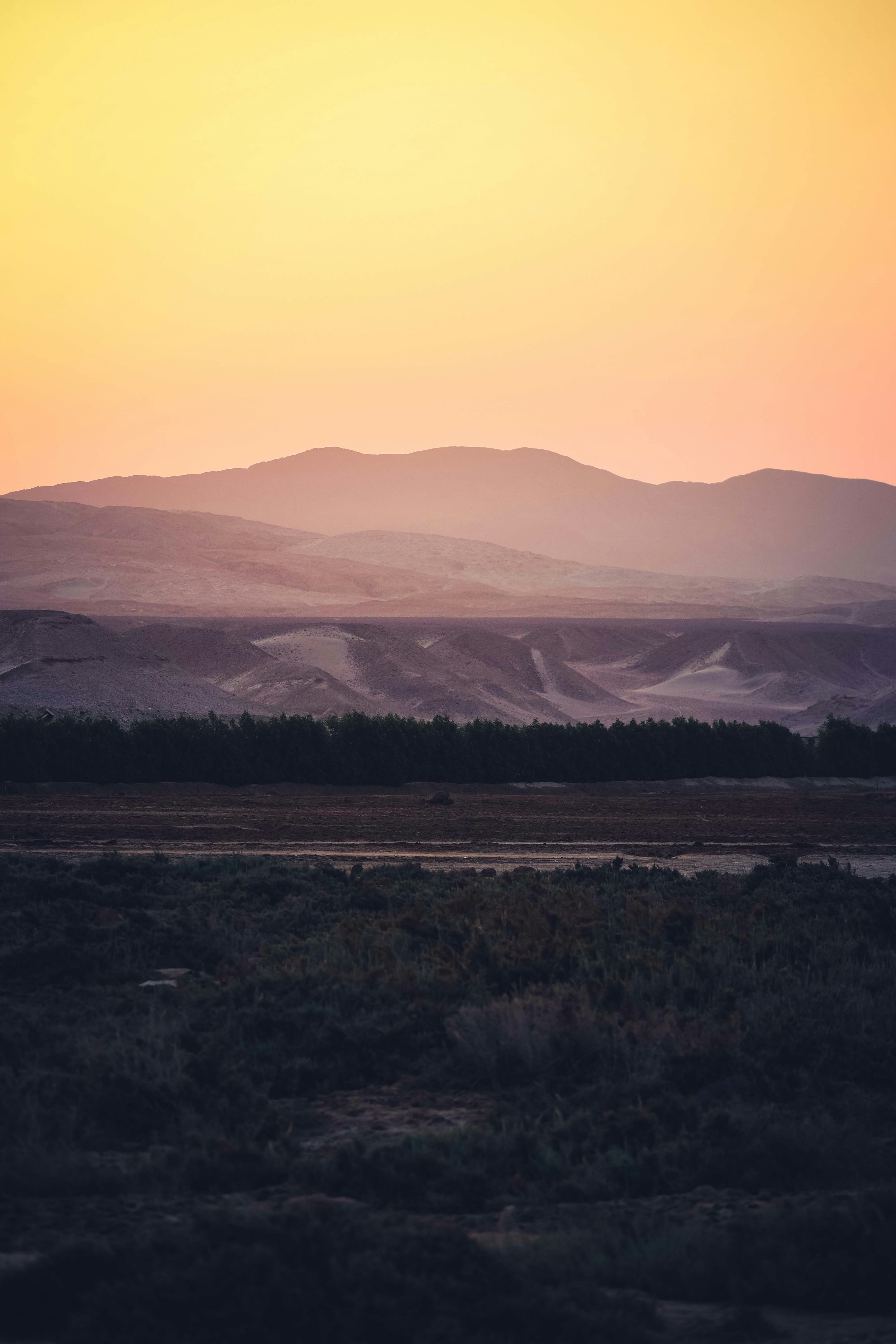 Desert Mountain Sunset
