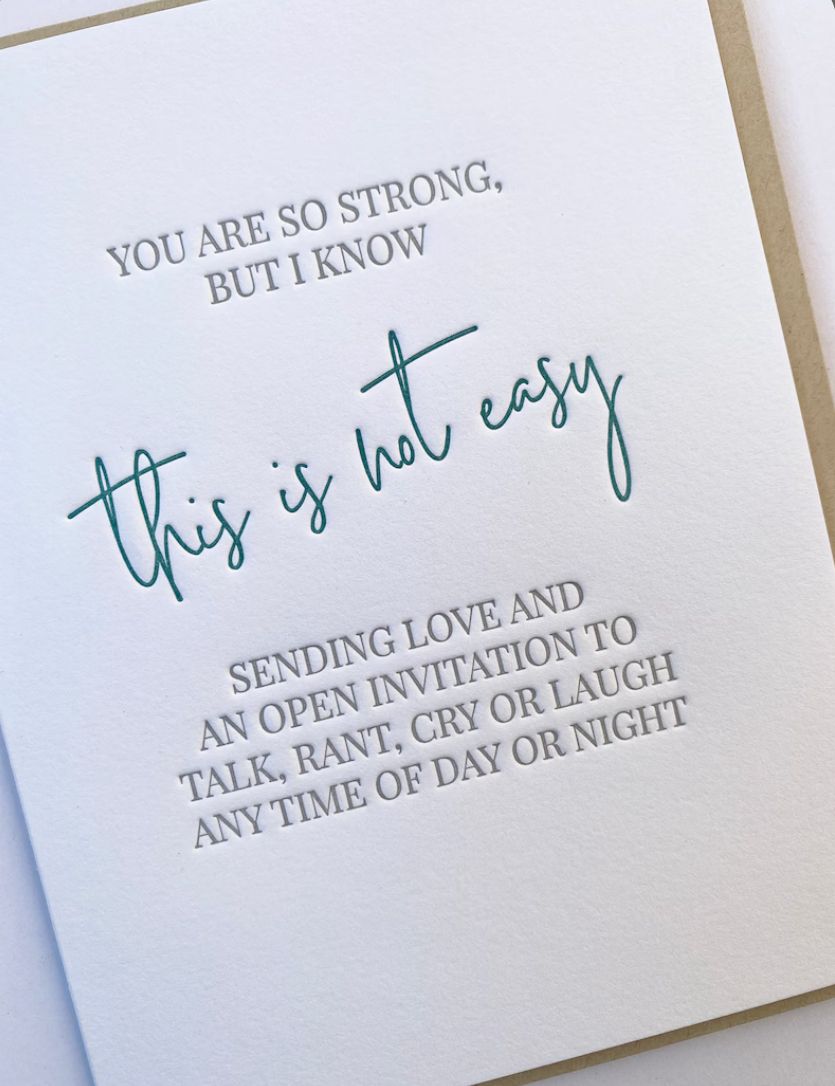 Supportive Encouragement Greeting Card