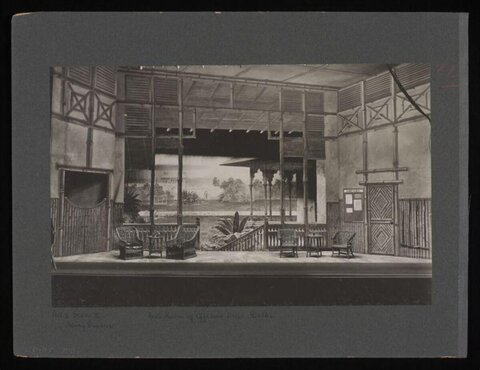 Vintage Stage Set Photograph