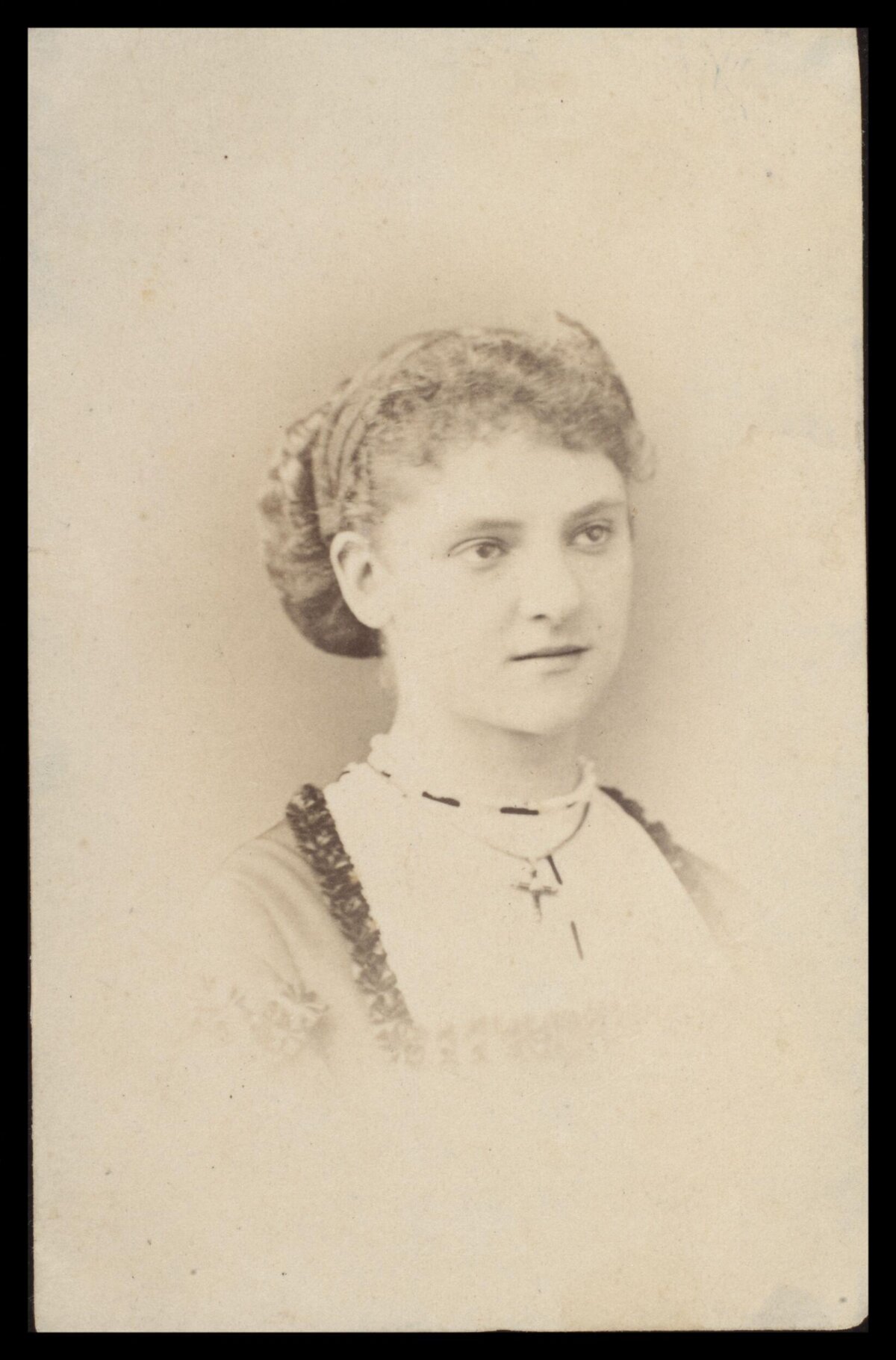 Vintage Portrait of Young Woman