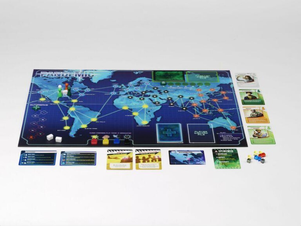 Pandemic Board Game Setup