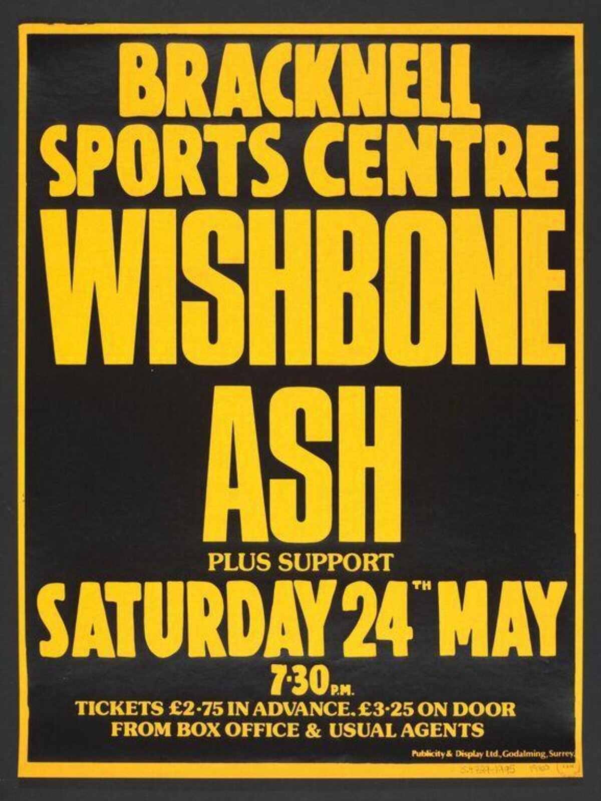 Wishbone Ash Concert Poster