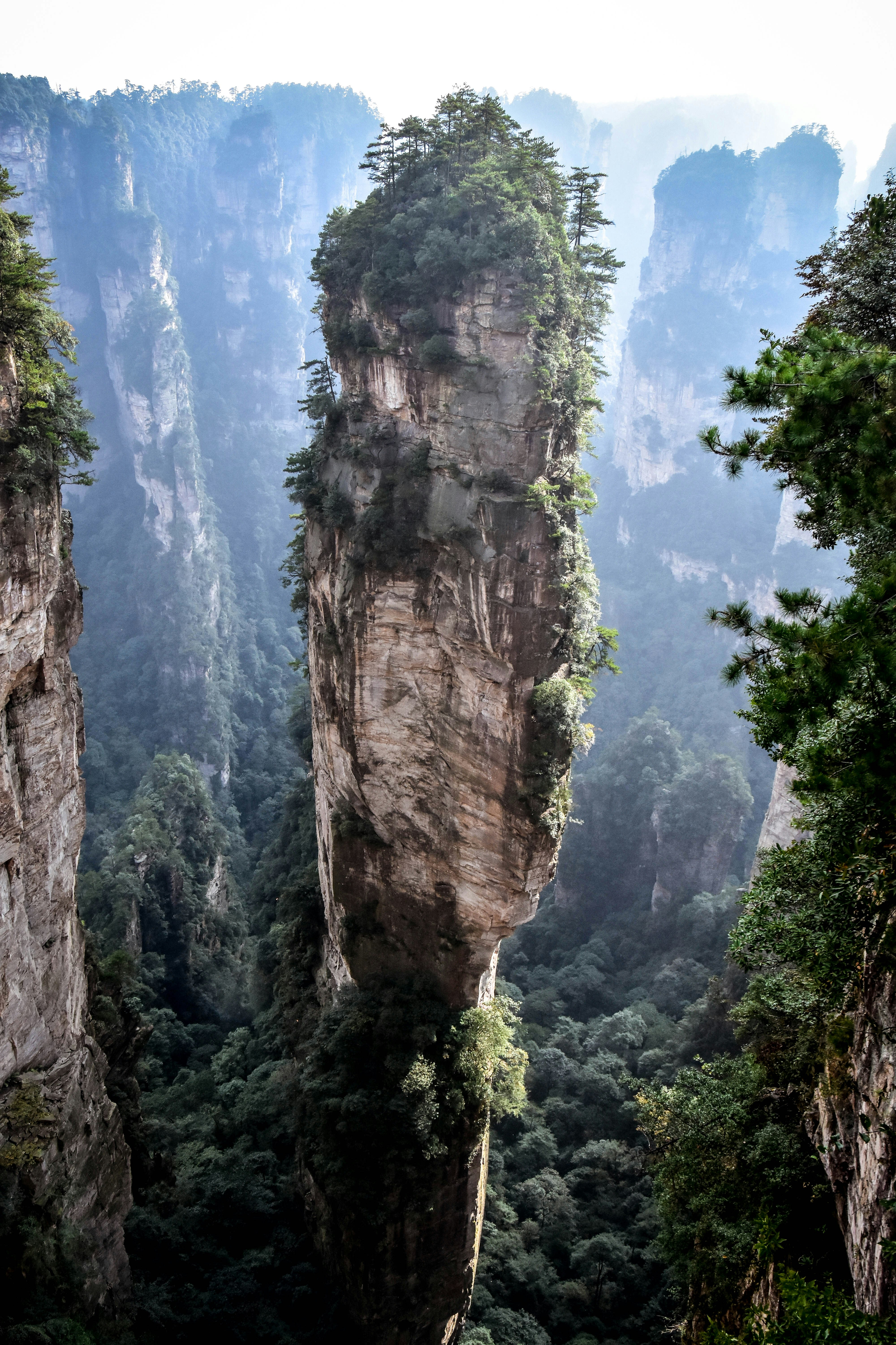 Zhangjiajie Isolated Steep Peak