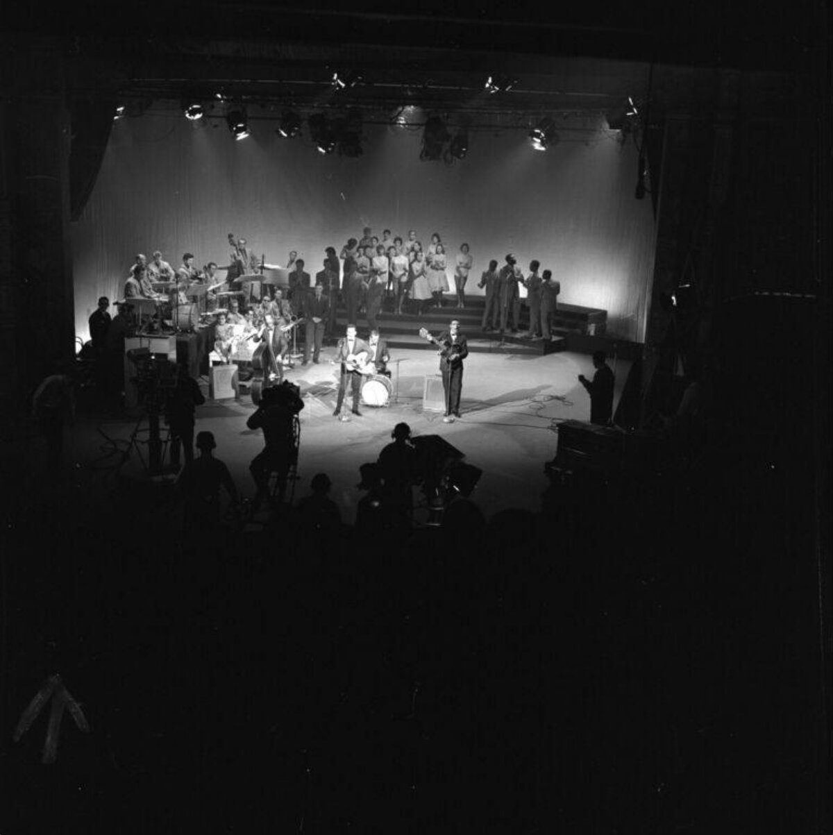 Vintage Stage Musical Performance