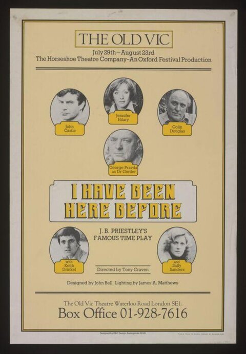 The Old Vic I Have Been Here Before Play Poster