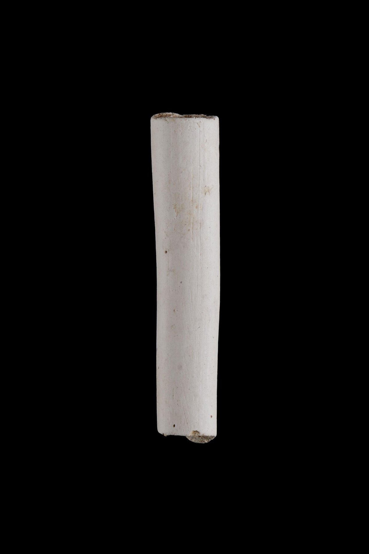White Cylindrical Artifact