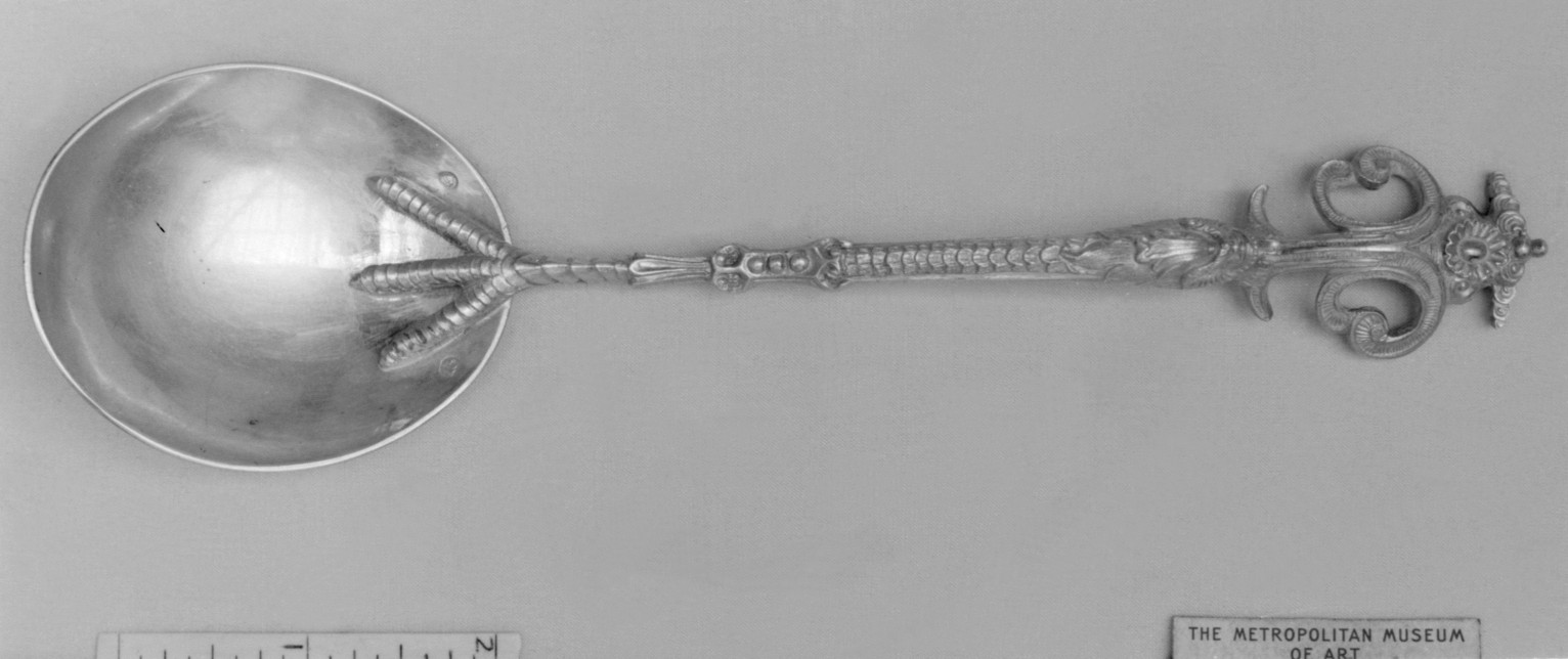 Ornate Antique Silver Spoon
