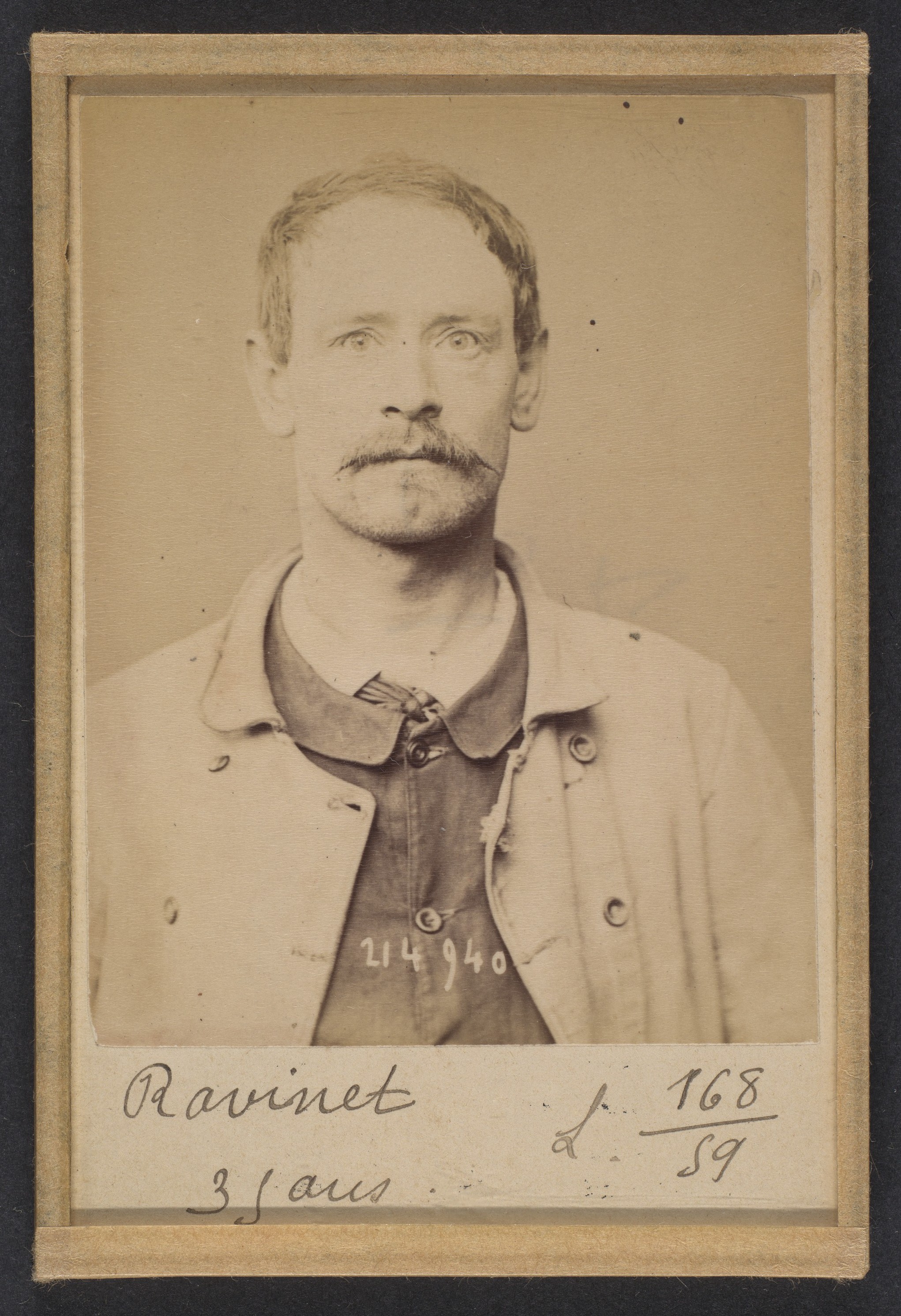 Vintage Mugshot of Ravinet