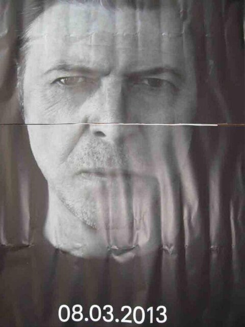 Folded 2013 David Bowie Portrait