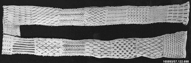 Two Strips of Antique Handmade Lace