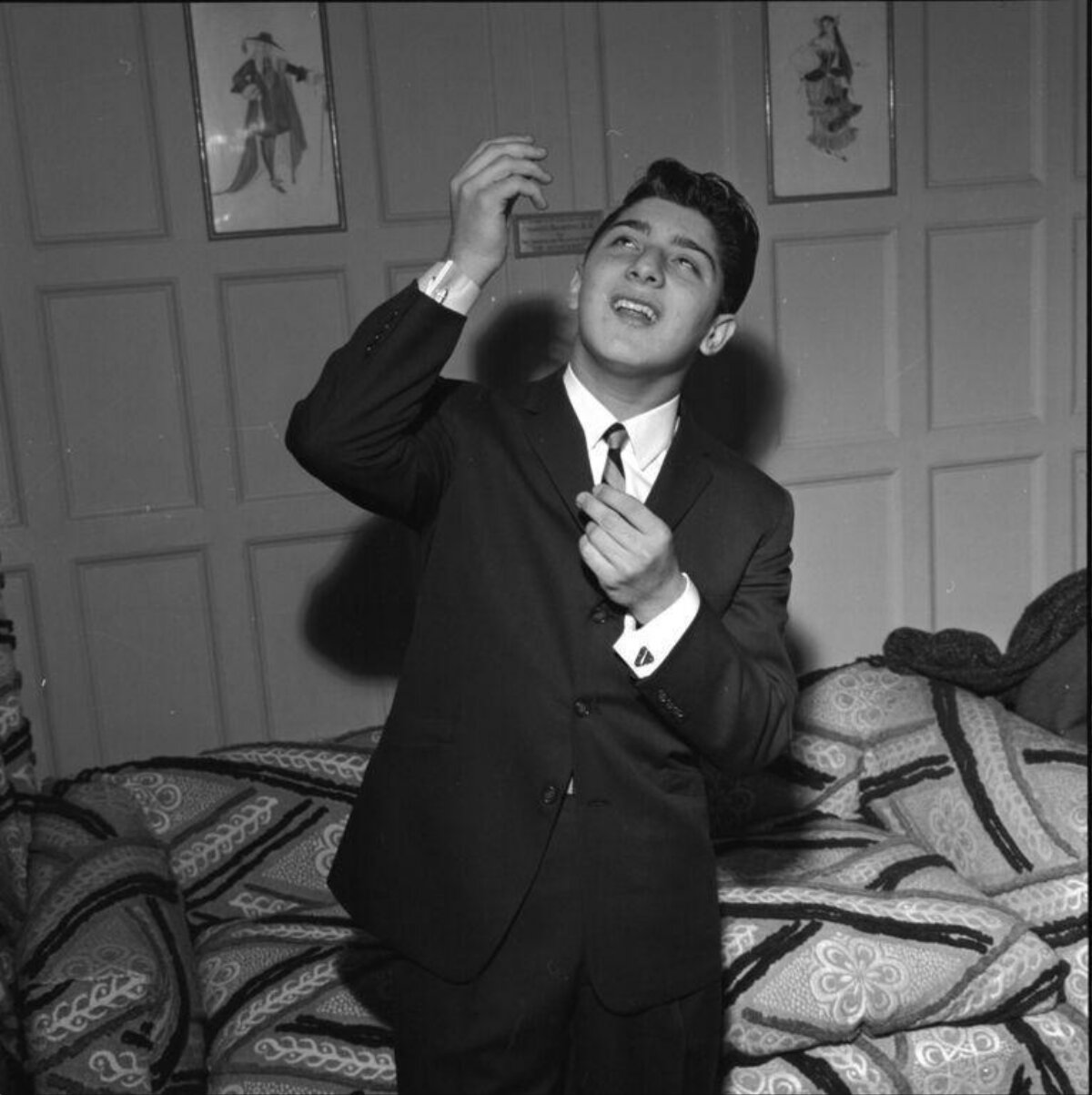 Young Singer Performing Indoors