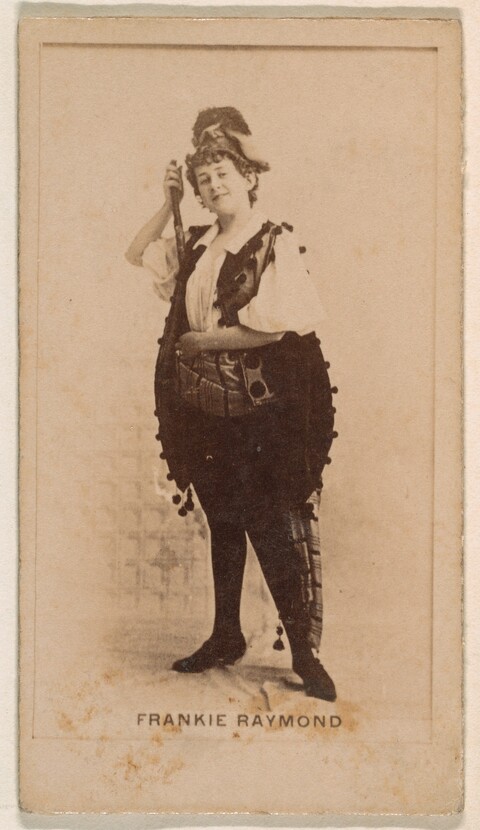 Vintage Portrait of Frankie Raymond