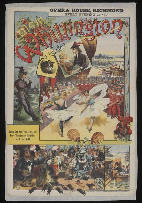 Dick Whittington Theatre Poster